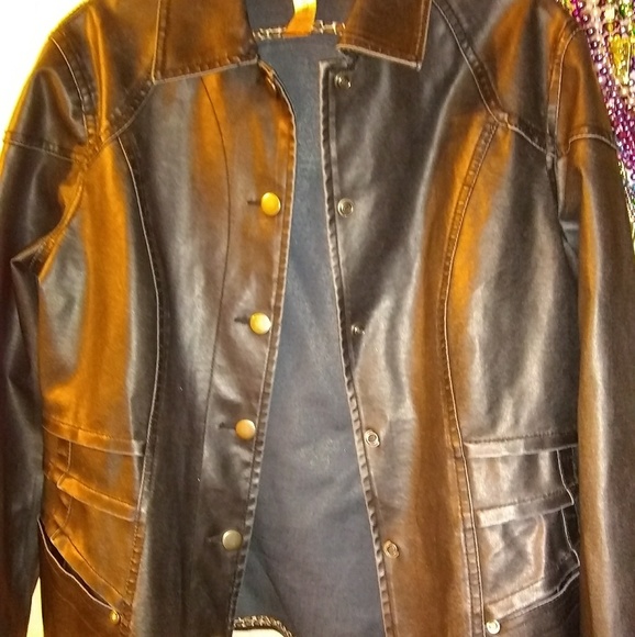 No Boundaries Jackets & Blazers - Faux Leather Jacket